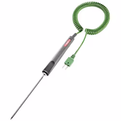 Informations techniques Connexion (technique de mesure) : fiche mâle thermocouple Plage de mesure de température (max.) : +40 ...