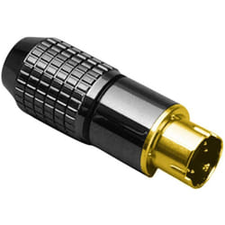 Bkl Electronic - Mini din mâle, droit 0204022 Nombre de pôles: 8 noir 1 pc(s)