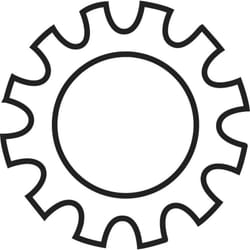 100 Rondelles à dents 6,4 mm Toolcraft C93911