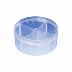 enquête Strapubox RD 4 Contenu: 1 pc(s) description Transparente, 5 compartiments, ronde. fabricant et numéro du fabricant St ...