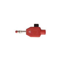 Fiche banane mâle ø de la broche: 4 mm Stäubli KLS4 rot 22.3006-22 rouge 1 pc(s)