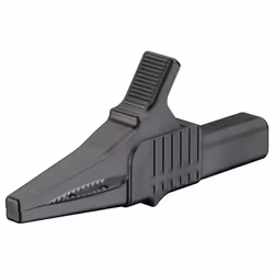 Stäubli XKK-1001 Pince crocodile de sécurité enfichable 4 mm CAT II 1000 V noir