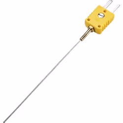 Informations techniques Connexion (technique de mesure) : fiche mâle thermocouple Dimension produit, Ø : 3 mm Longueur : 150  ...