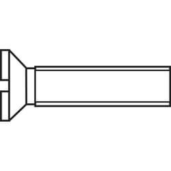 Vis à tête fraisée Toolcraft 194824 M2,516 D963-4.8:A2K 100 pc(s) M2.5 16 mm tête fraisée plat acier n/a
