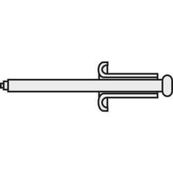 194794 Rivet aveugle (ø x l) 3 mm x 8 mm acier aluminium A38 D7337-AL/ST 10 pc(s) S59831 - Toolcraft
