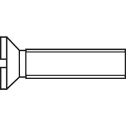 Toolcraft - Vis à tête fraisée 963-4.8 zn 2 x 16 senkschraube 963-4.8 zn 2X 16 100 pc(s) M2 16 mm tête fraisée plat acier