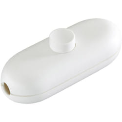 Inter Bär - Interrupteur pour câble souple interBär 5044-008.01 blanc 1 x Off/On 2 a 1 pc(s)