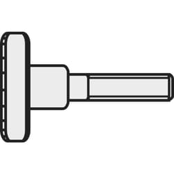 Vis moletée Toolcraft 192173 M4 8 D464-5.8:A2K 10 pc(s) M4 8 mm tête moletée acier n/a