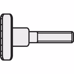 Informations techniques Forme de la tête de vis : tête moletée Longueur : 16 mm Matériau : acier Norme DIN : DIN 464 Propriét ...