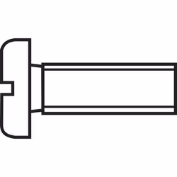 Vis cylindrique TOOLCRAFT 827117 100 pc(s) M5 16 mm tête cylindrique plat acier