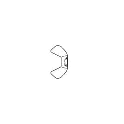 TOOLCRAFT 827791 Écrou à oreilles M5 acier galvanisé 10 pc(s) C54409