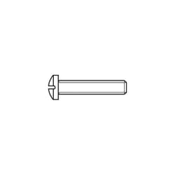 Vis À Tête Bombée Toolcraft 815357 100 Pc(S) M3 10 Mm Tête Bombée Cruciforme Philips Acier Din 7985