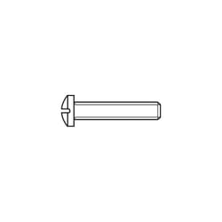 Toolcraft - vis à tête bombée 815470 100 pc(s) M4 10 mm tête bombée cruciforme philips acier din 7985