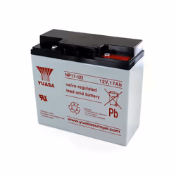 Description générale La batterie Yuasa NP17-12 est un modèle de batterie au plomb sans entretien, conçu pour offrir une fiabi ...