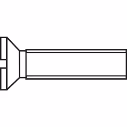 enquête M2,5 x 12 mm Acier zingué DIN 963 description 100 vis M2,5 x 12 mm à tête fraisée fendue en acier zingué. Norme DIN 9 ...