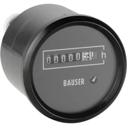 Bauser - 588.2/008-021-0-1-001 588.2/008-021-0-1-001 Compteur horaire dc rond 10-80Vdc 588.2