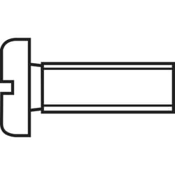Toolcraft - Vis cylindrique 828789 20 pc(s) M1.6 10 mm tête cylindrique plat acier n/a