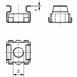 Informations techniques Matériau : acier Taille du filetage : M5 10 Ecrous à Cage M5 1,5 Toolcraft Ce lot de 10 pc(s) écrous  ...