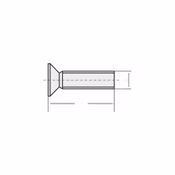 Description vis à tête fraisée TOOLCRAFT 194775 M2,5*5 D965-4.8-A2K 100 pc(s) M2.5 5 mm tête fraisée plat Acier Vis à tête fr ...