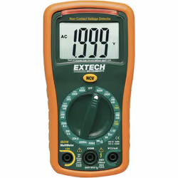 enquête Test de piles de 1,5 V à 9 V Sélection de gamme manuelle description Le EX-310 est un multimètre compact et robuste p ...