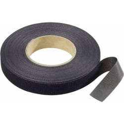 Binder Band - Bande auto-agrippante pour grouper partie velours et partie agrippante (l x l) 10000 mm x 16 mm noir 10 m