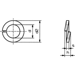Toolcraft - B5 D127:A2K 188667 Rondelle Grower ø intérieur: 5.1 mm M5 din 127 Acier à ressort 100 pc(s) S59382