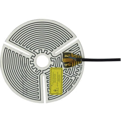Thermo Tech - polyester Feuille chauffante autocollant 230 v/ac 7 w Indice de protection IPX4 (ø) 140 mm