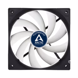 ARCTIC F12 PWM PST Boitier PC Ventilateur 12 cm Noir, Blanc - Vue supplémentaire 2