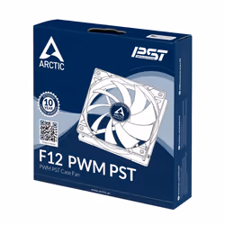 ARCTIC F12 PWM PST Boitier PC Ventilateur 12 cm Noir, Blanc - Vue supplémentaire 6