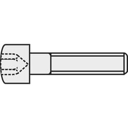 Vis cylindrique Toolcraft 839662 1 pc(s) M2.5 6 mm tête cylindrique 6 pans intérieurs acier n/a