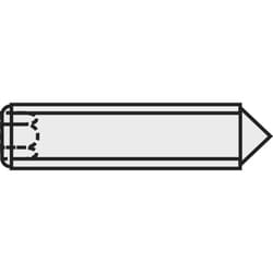 839851 Vis sans tête M6 10 mm acier 20 pc(s) C20639 - Toolcraft