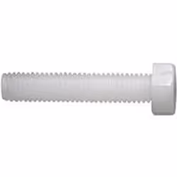 Toolcraft 830272, Vis, Plastique, M6, Blanc, 40 mm, 10 pièce(s)