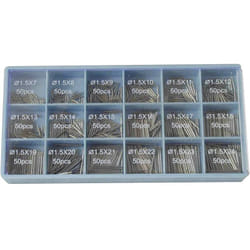 Toolcraft - Assortiment de barrettes à ressort 900 pièces 820925 1 set