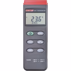 Informations techniques Etalonnable selon ISO et DAkkS. Informations techniques Alimentation : 1x Pile 6LR61 (9V) Dimensions  ...
