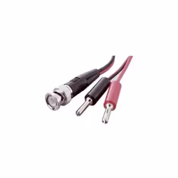 Couleur : noir, rouge Impédance : 50 Ω Longueur de câble : 0.80 m Niveau de sécurité (LOV) : CAT I Tension nominale : 30 V T ...