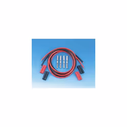 Composé de cordons de mesure ultra flexibles avec chacun deux fiches bananes. Couleur : noir, rouge Courant nominal : 16 A Di ...