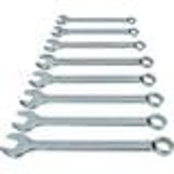 TOOLCRAFT 815082 Jeu de clés mixtes 8 pièces Ouverture de clé (métrique) 8 - 19 mm Ouverture de clé (pouces) (uniquemen