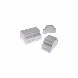 Les boîtiers sont assemblés via un procédé simple et rapide (pas de vis). Clips de fixation rapide pour profilés chapeau, rai ...
