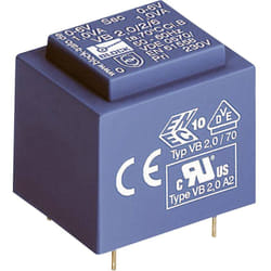 Block - vb 1,0/1/24 Transformateur pour circuits imprimés 1 x 230 v 1 x 24 v/ac 1 va 41 mA