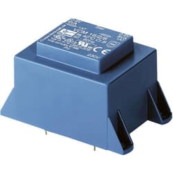 Vcm 25/2/12 Transformateur pour circuits imprimés 1 x 230 v 2 x 12 v/ac 25 va 1.04 a - Block