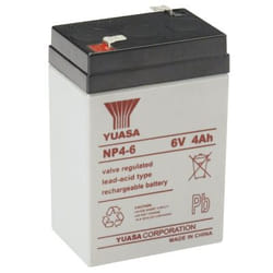 Yuasa NP4-6 Batterie de l'onduleur Sealed Lead Acid (VRLA) 6 V