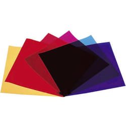 Film de couleur jeu de 6 Eurolite 9410050A rouge, bleu, vert, jaune, lilas, violet Adapté pour (technique de scène)PAR