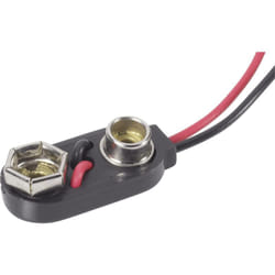 Connecteur clip pression 1x 6LR61 (9 v) Beltrona 9V-I-Clip raccordement par empreinte pile 9V (l x l x h) 26 x 13 x 8 mm X51809