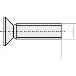 Vis à tête fraisée TOOLCRAFT 888089 100 pc(s) M4 8 mm tête fraisée 6 pans acier N/A