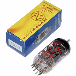 Informations techniques Courant d'anode I(A) : 3 mA Courant de chauffage I(F) : 300 mA Culot : noval Dimensions produit, haut ...
