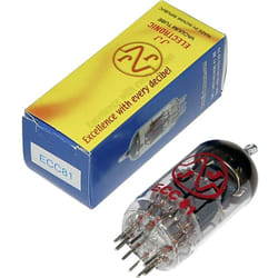 Tube électronique BTB Vertrieb ECC 81 = 12 AT 7 Double triode 100 V 3 mA Nombre de pôles: 9 Culot: noval Contenu 1 pc(s