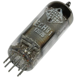 Ech 81 = 6 aj 8 = 6I1P Tube électronique Triode-heptode 100 v, 160 v 13.5 mA, 11 mA Nombre de pôles: 9 Culot: noval Con
