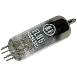 Btb Vertrieb el 95 = 6 dl 5 Tube électronique Pentode finale 250 v 24 mA Nombre de pôles: 7 Culot: miniature Contenu 1