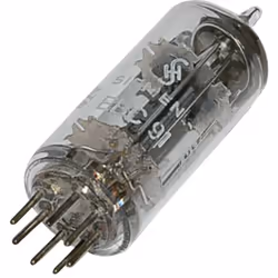 Informations techniques Courant d'anode I(A) : 1.2 mA Courant de chauffage I(F) : 300 mA Culot : B7G Dimensions produit, haut ...