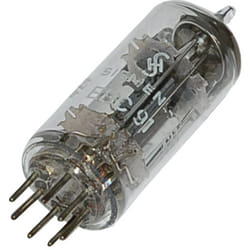 Sonstige - ebc 91 = 6 av 6 Tube électronique Double diode-triode 250 v 1.2 mA Nombre de pôles: 7 Culot: B7G Contenu 1 pc(s)